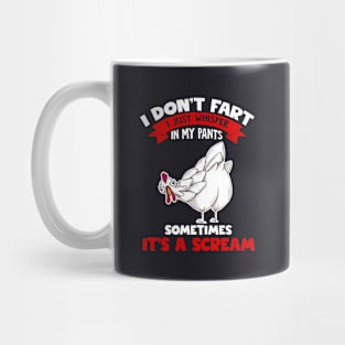 Chicken I Don T Fart I Just Whisper Mug